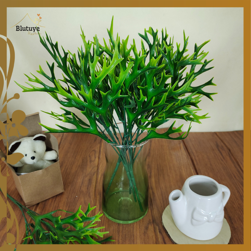 COD DAUN TANDUK RUSA CABANG 5 ARTIFICIAL - HIASAN DEKORASI