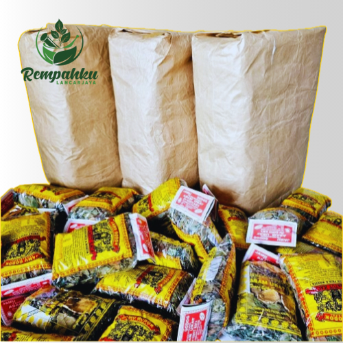 

RL Jamu Godok Asam Urat Dan Kolesterol Cap Gatot Kaca 1 Bal 30pcs Terbuat Dari Rempah Rempah Kering