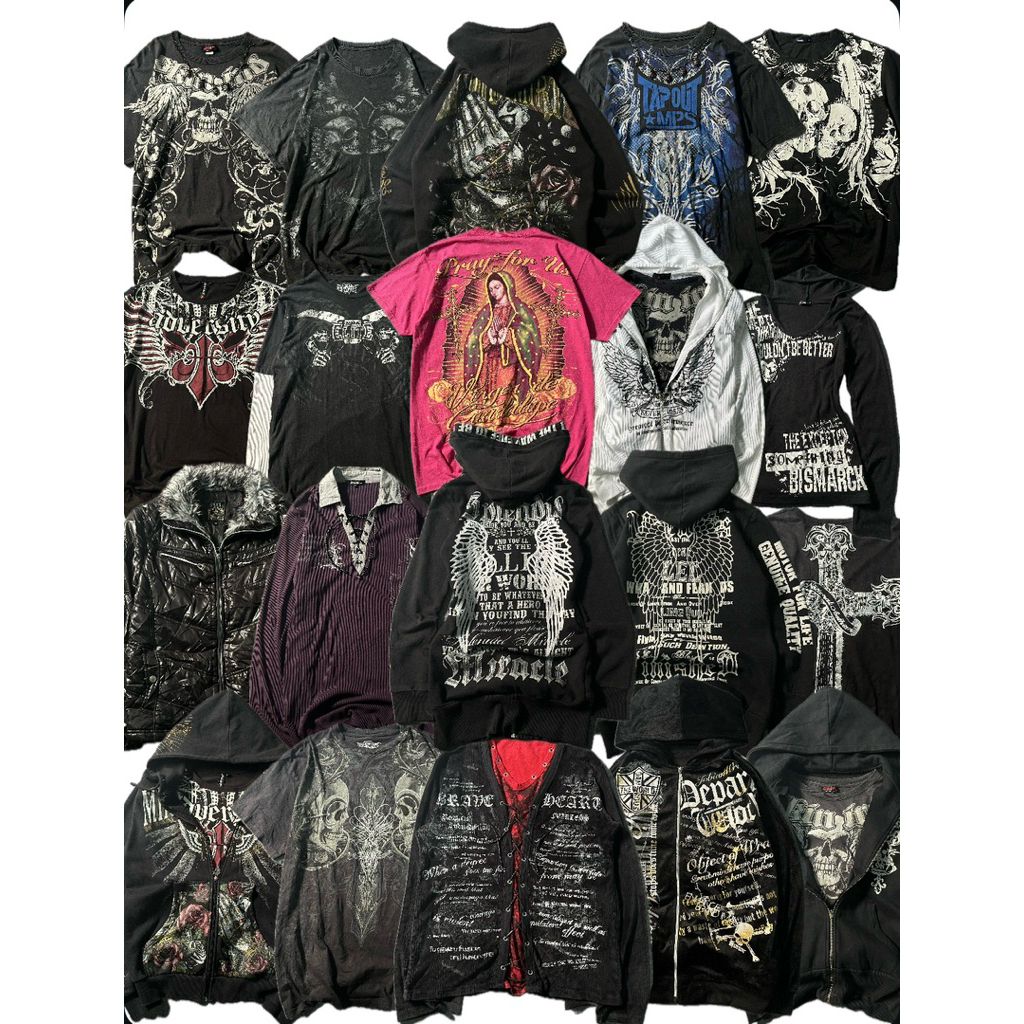 ☠️AL ITEM SOLDOUT☠️Affliction,tapout mma elite extrem couture,emo grunge,harajuku style,vkei,berning