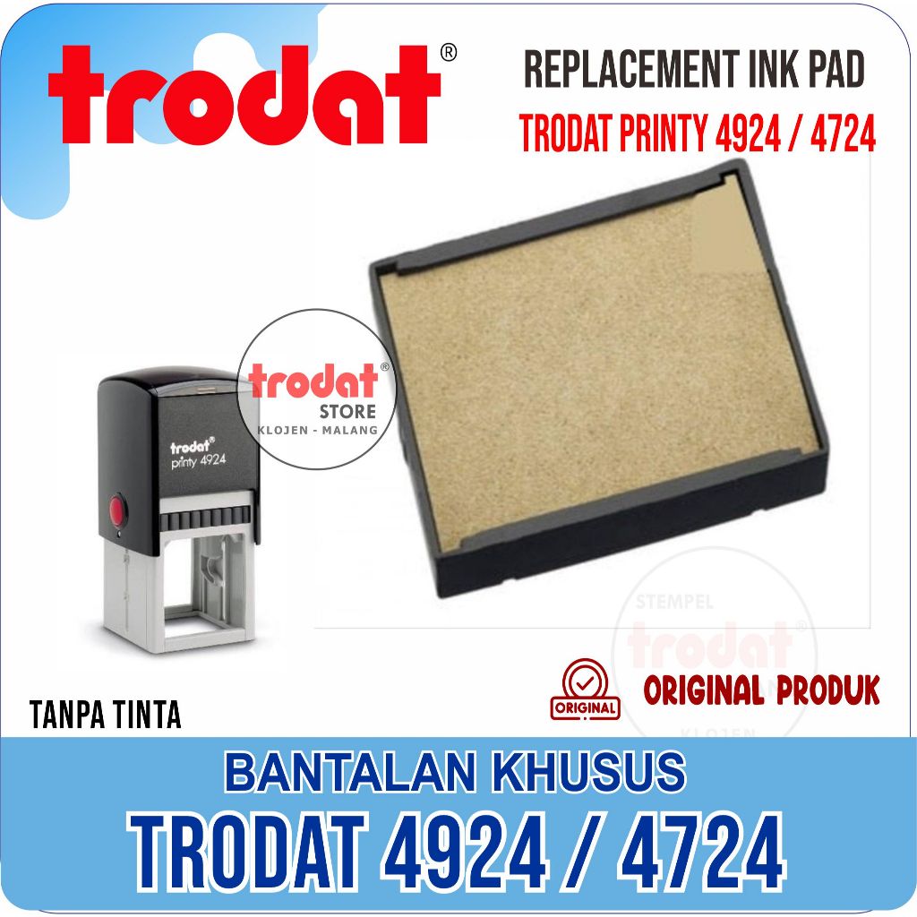 

swop pad trodat 4924 / ink-cartridges pad TRODAT/ Bantalan Khusus Stempel TRODAT