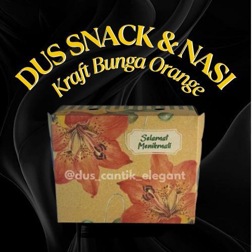 

Dus Snack Dan Nasi Motif Bunga Orange