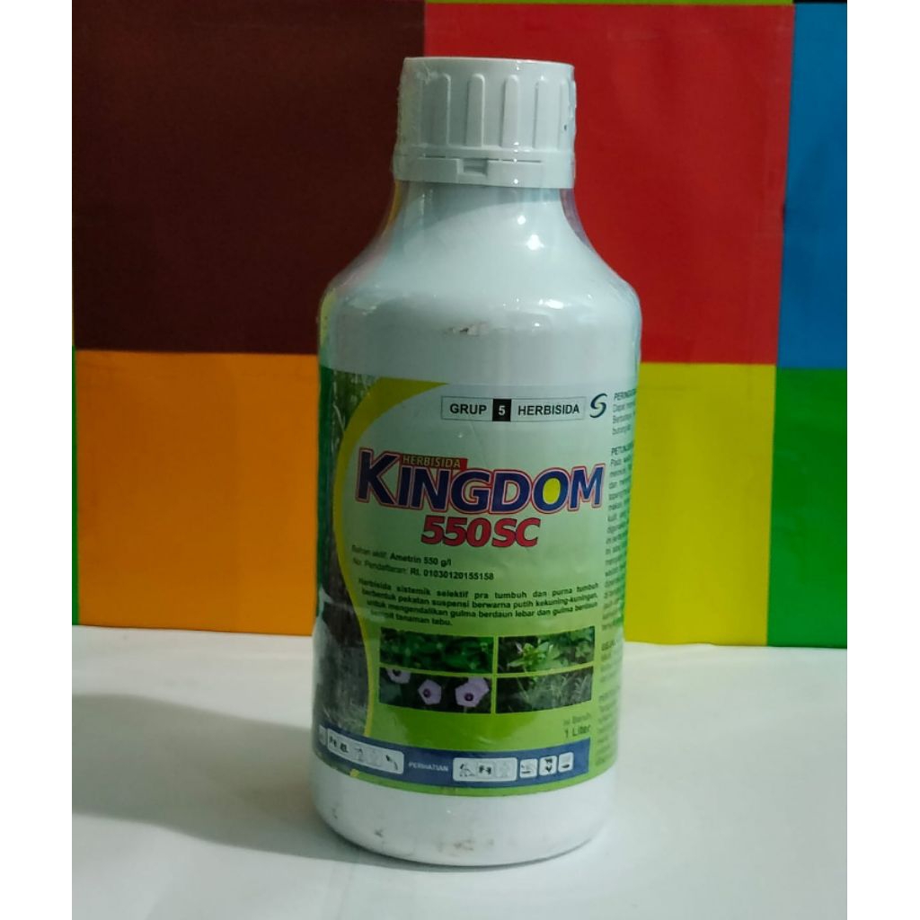 Herbisida Kingdom 550 SC kemasan 1 Ltr ( ampuh basmi rumput lulangan )