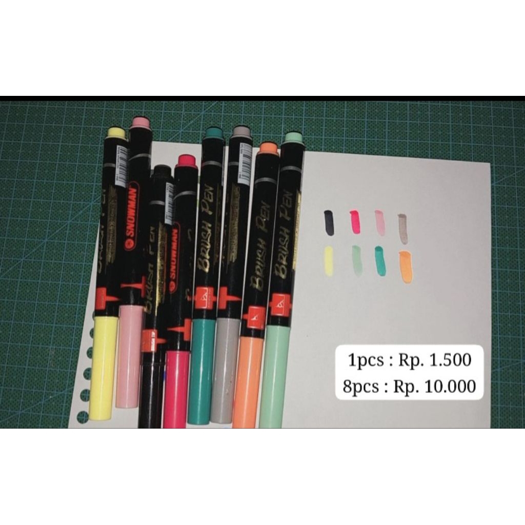

Preloved Brush Pen | Crayola | Joyko | Artline Stix