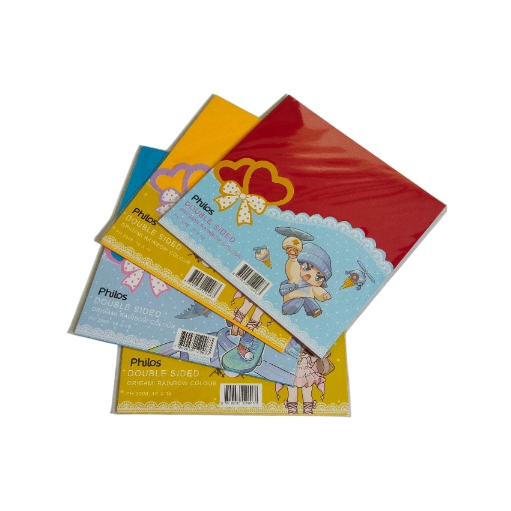 

kertas origami 16x16 Rainbow color Philos (1)