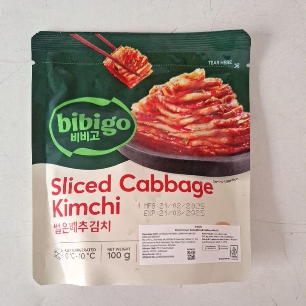 

BIBIGO CJ sliced KIMCHI 100GR