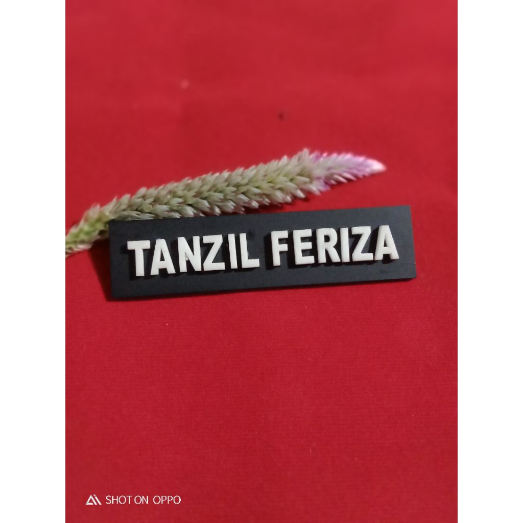 

papan nama | nametag custom nama sesuai pesanan