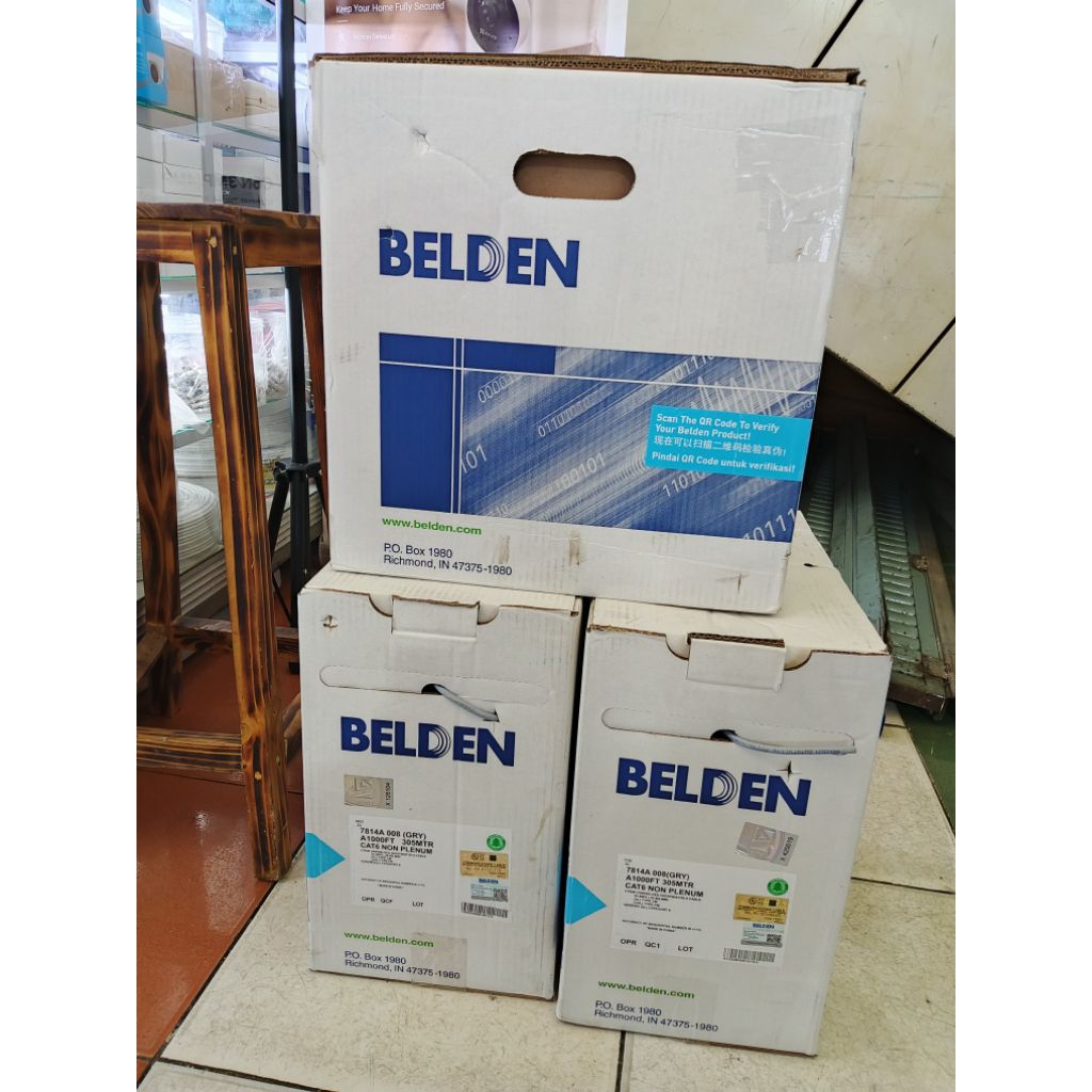 Kabel kamera CCTV Belden Coaxsial + power RG59 RG6