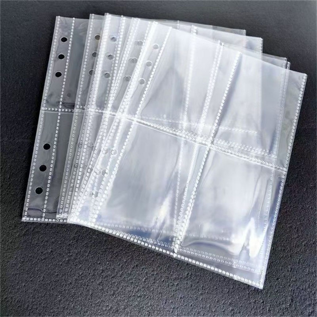 

(10lembar) 4P Sleeve Double Side Photocard A5 6 Ring