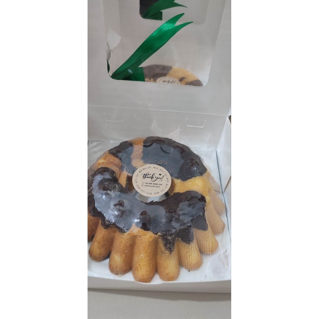 

Marmer cake ukuran 15cm