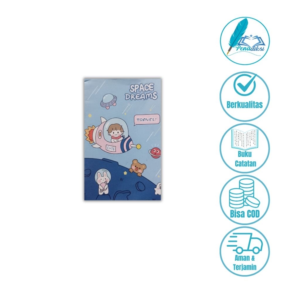 

Buku Catatan Notebook Space Dreams Ukuran Sangat Kecil