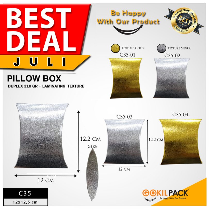 

Kotak Pillow | Souvenir Box| Kotak Hadiah Hologram C35