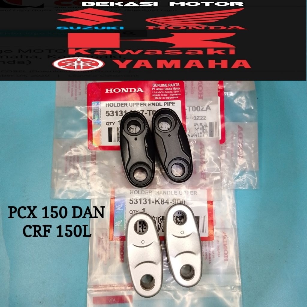 1 SET Dudukan Stang Kleman Klem Raiser Atas Honda Pcx 150 160 Crf 150L