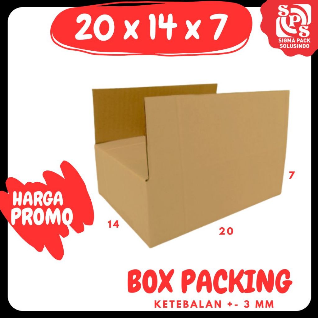 

Kardus 20x14x7 Packing Olshop Box A1 Dus Kotak Kemasan Box Aksesoris Souvenir Madu Parfum Zigma shop