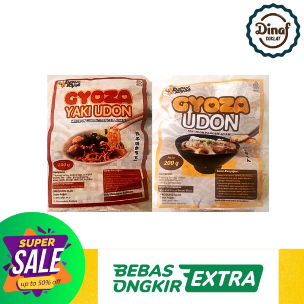 

Gyoza Udon dan Yaki Udon 200 Gr (Home Made)