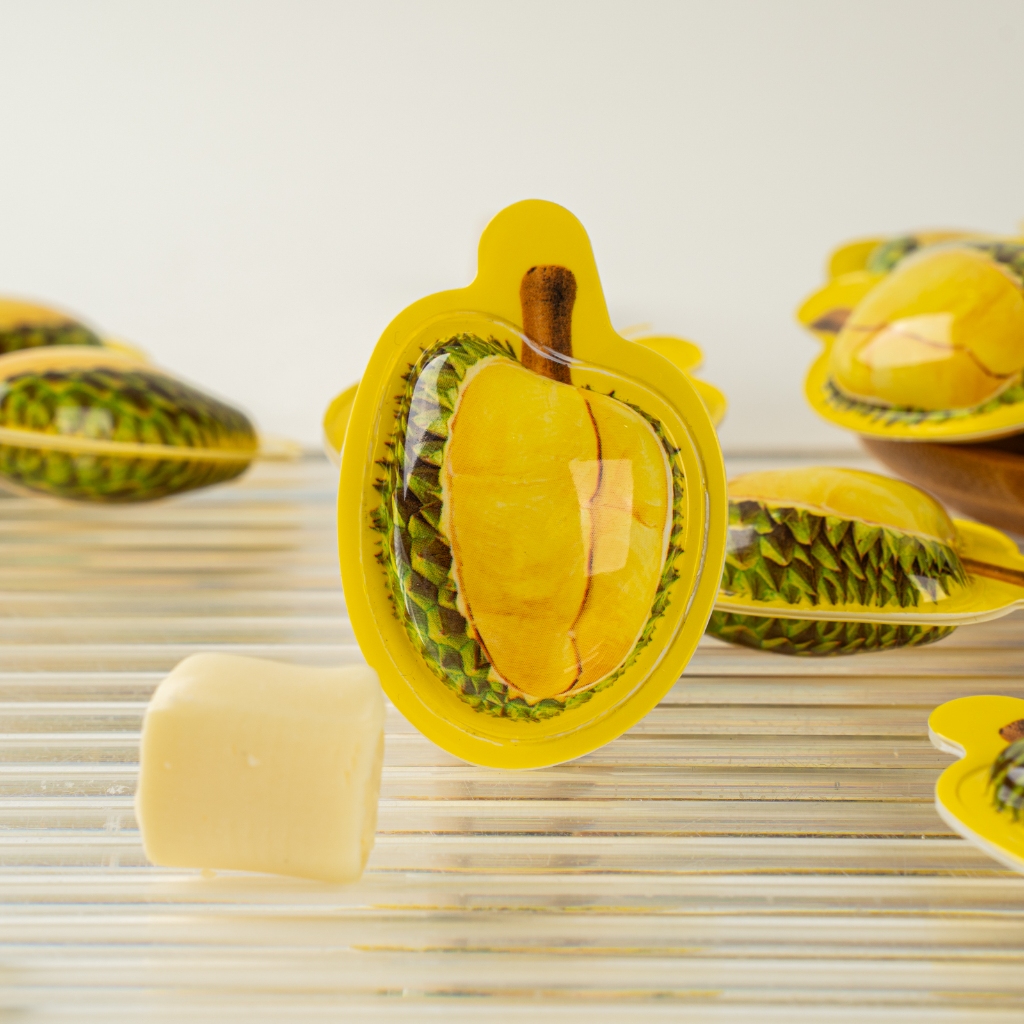

【Gula durian】Permen Susu Permen Durian 3D Thailand Permen Netflix dengan 15% Daging Buah Durian
