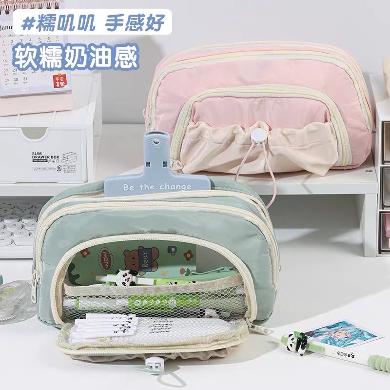 

TEMPAT ALAT TULIS LARGE CAPACITY / KOTAK PENSIL AESTHETIC KAPASITAS BESAR / KOTAK ALAT TULIS SEDERHANA / LARGE CAPACITY KAWAII PENCIL CASES / FLIP PENCIL BAG / TAS PENA / TEMPAT PENCIL ESTETIK / WENDY PENCIL CASE STUDENT STATIONERY