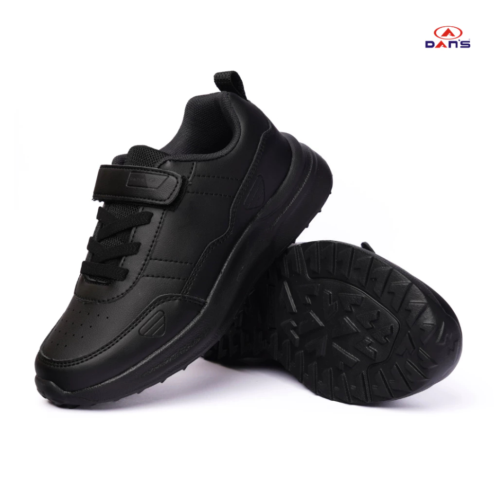 DANS - Sepatu Anak Perempuan / Laki Laki - Narma (SD) | Sneakers untuk Sekolah Warna Hitam