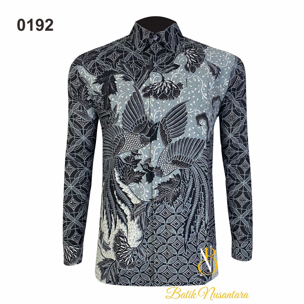 

Batik Nusantara Indonesia Kemeja Batik Slimfit Lapis Furing 0192 / Batik Pria