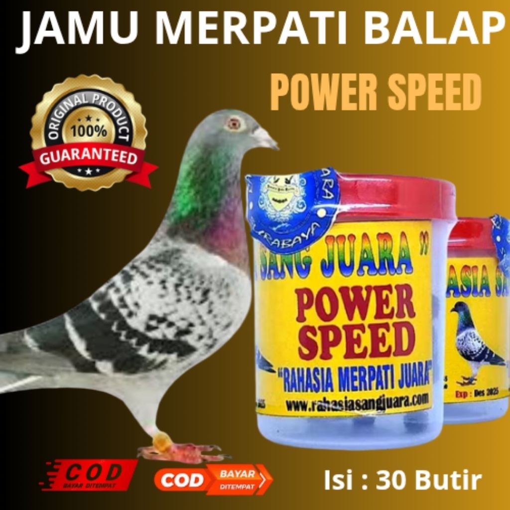 JAMU MERPATI UNTUK BALAP POWER SPEED