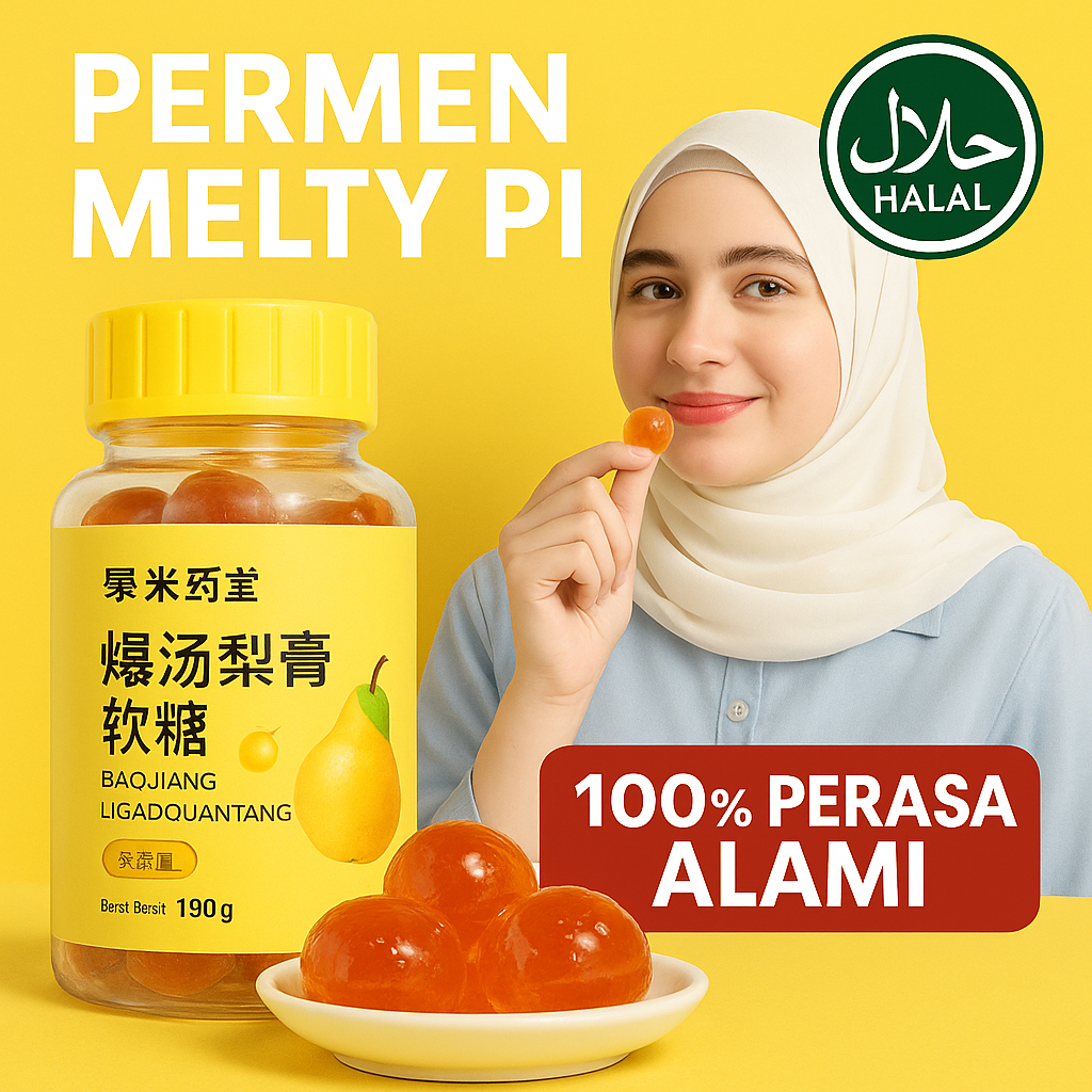 

❤️Beli 1 Gratis 2/COD❤️【Tidak Perlu Diseduh】Permen Pelega Tenggorokan Rasa Pir Alami/Permen Pelega Tenggorokan Rasa Pir/Permen Pelega Tenggorokan Rasa Pir Sehat/Permen Lunak Rasa Pir - Permen Pelega Tenggorokan Rasa Pir Yang Dapat Ditelan/Meledak Halal