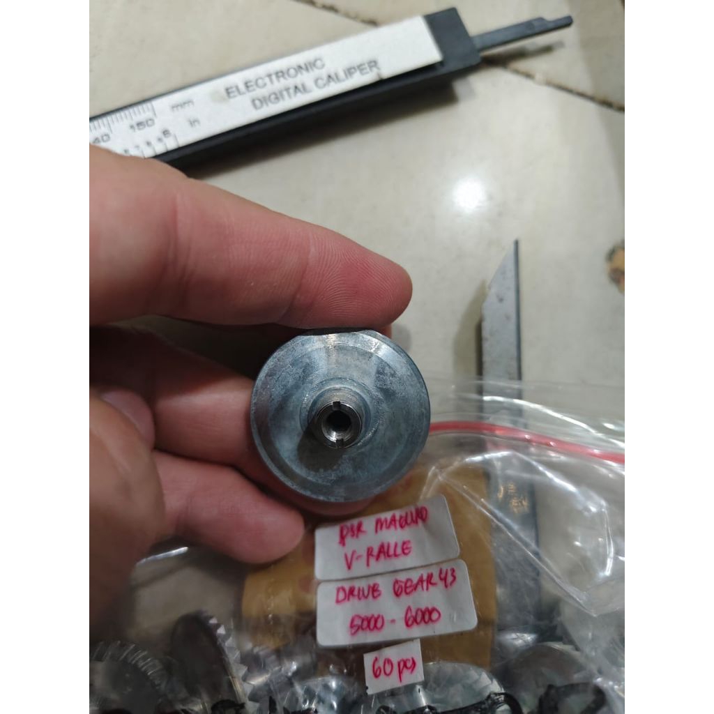 part reel main gear hanya mian gear saja untuk maguro vralle power handel