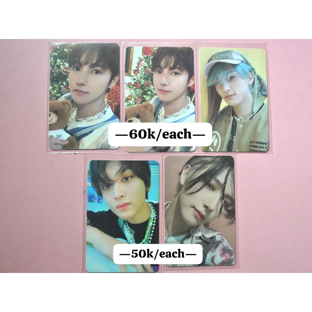 PC MARK TOPI, RENJUN BONEKA, RENBON, CHILLIN', HAECHAN LUCKY DRAW GLITCH MODE, CANDY, PHOTOCARD NCT 