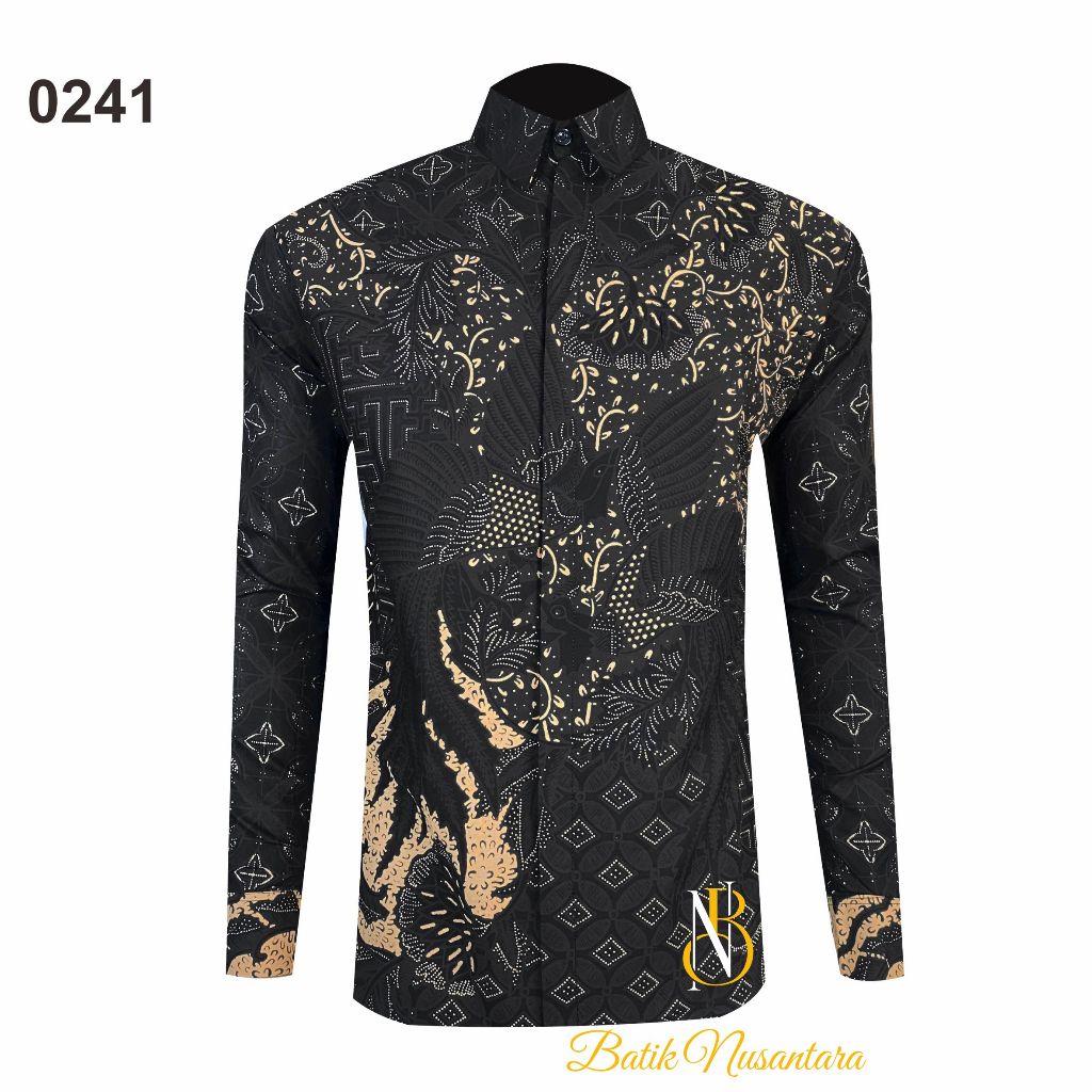 

Batik Nusantara Indonesia Kemeja Batik Slimfit Lapis Furing 0241 / Batik Pria