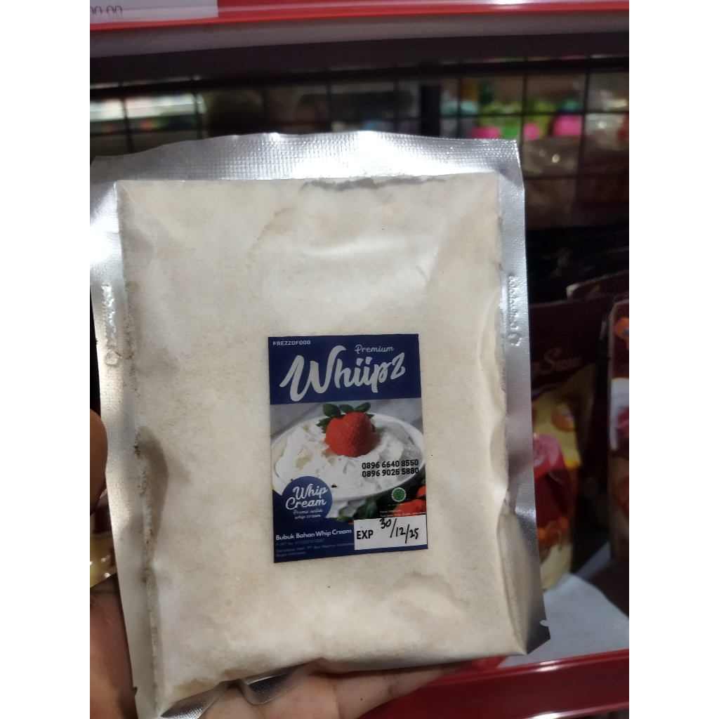 

Whipped Cream Powder 100gr Halal / Whiipz Whip Cream