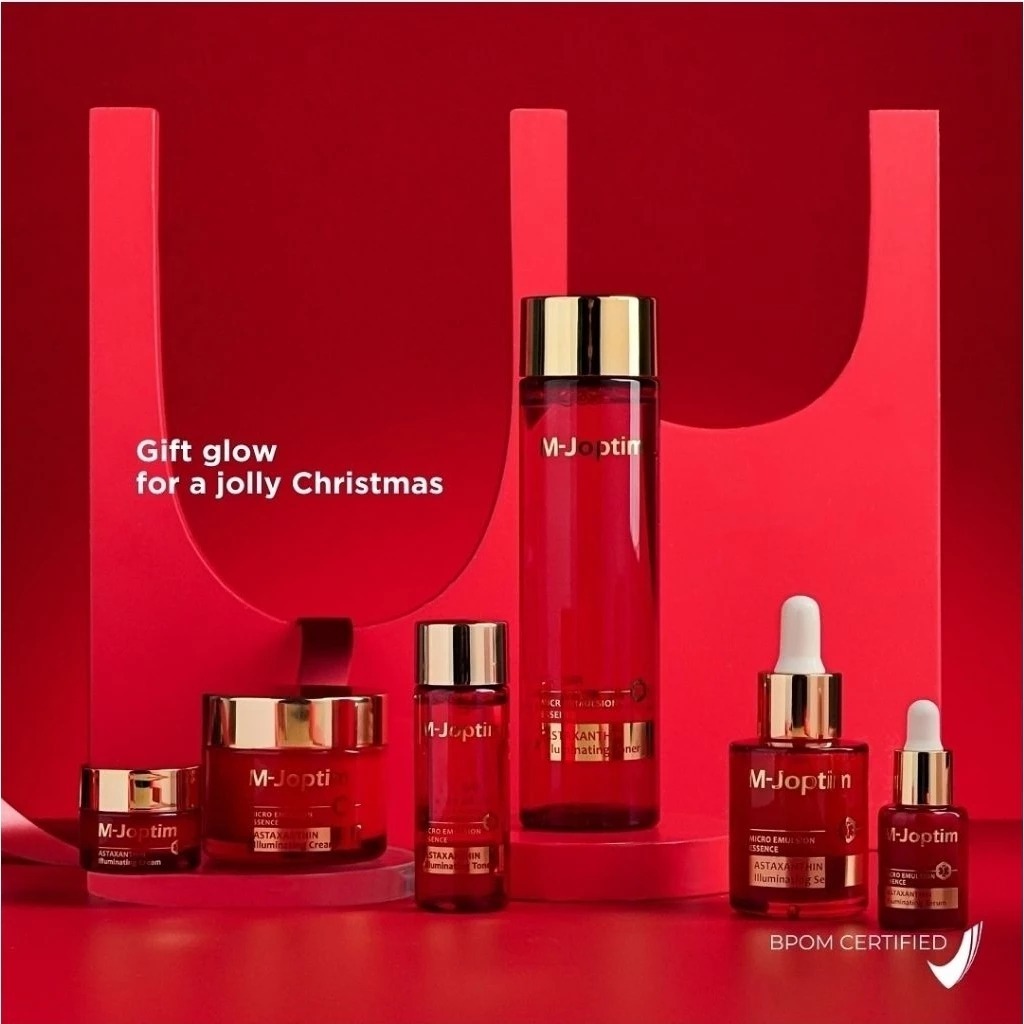 M-joptim Astaxanthin Moisturizer Cream - MJoptim Asta Toner BPOM