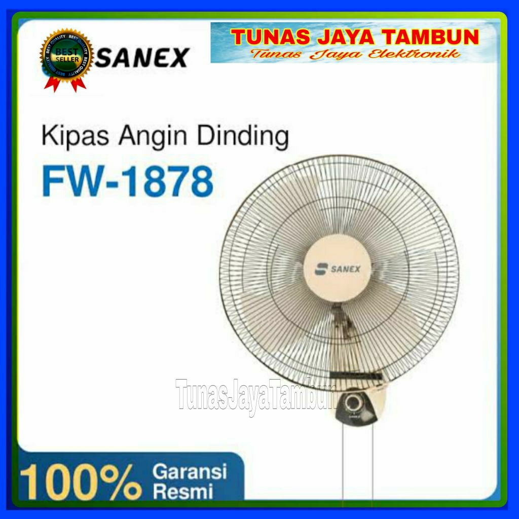 WALL FAN SANEX 18 INCH / KIPAS ANGIN TEMBOK SANEX 18