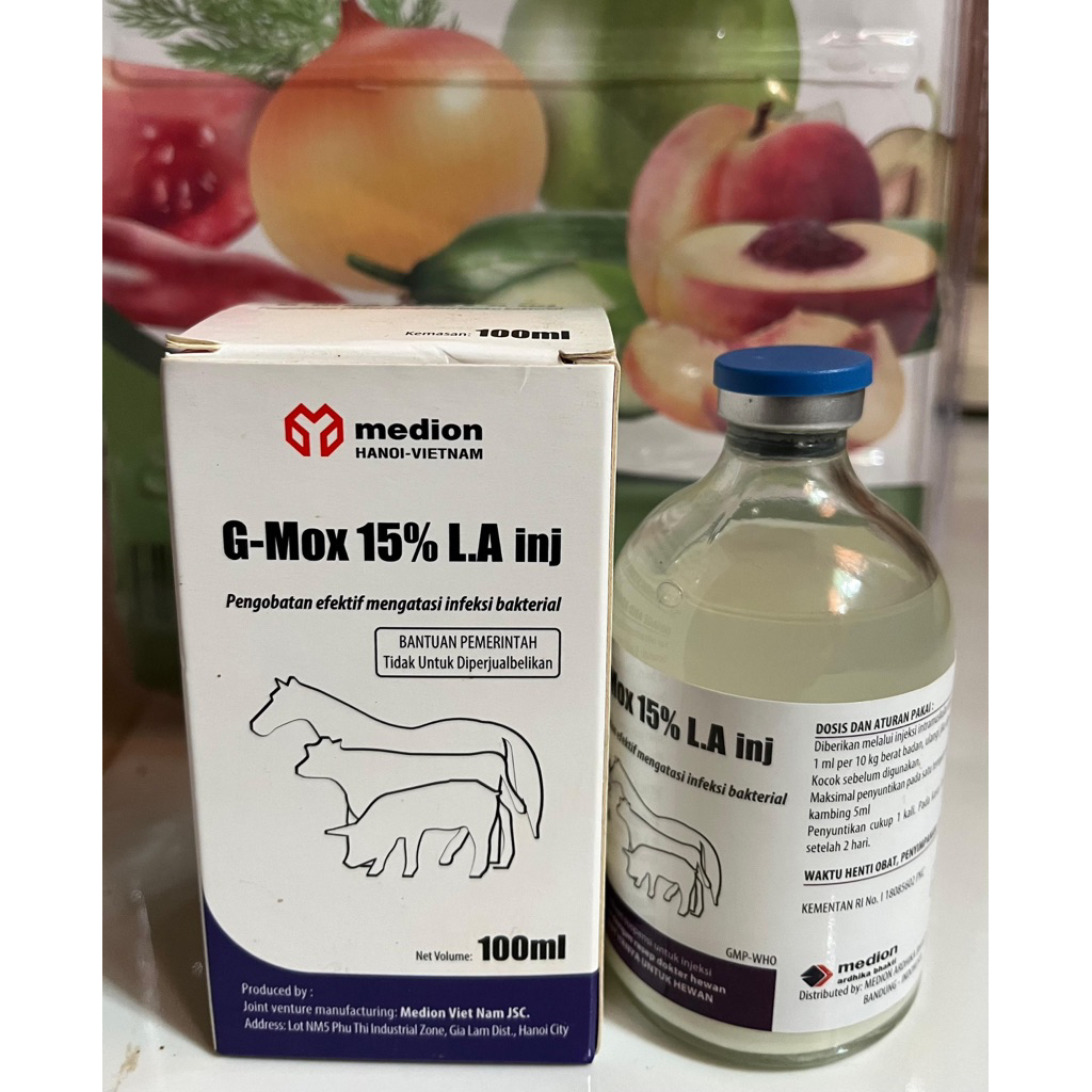 G Mox 15% LA inj
