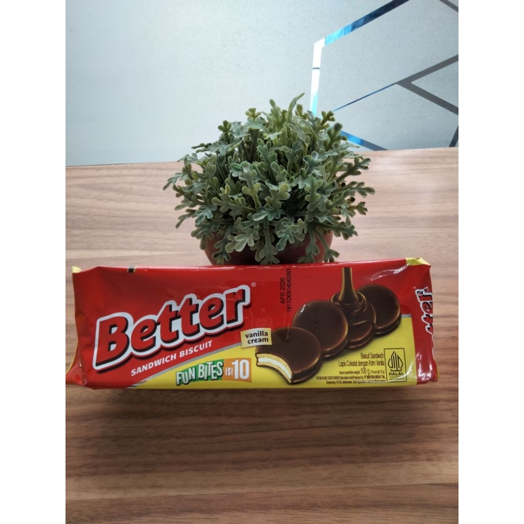 

better sandwich biscuit vanilla cream 100g