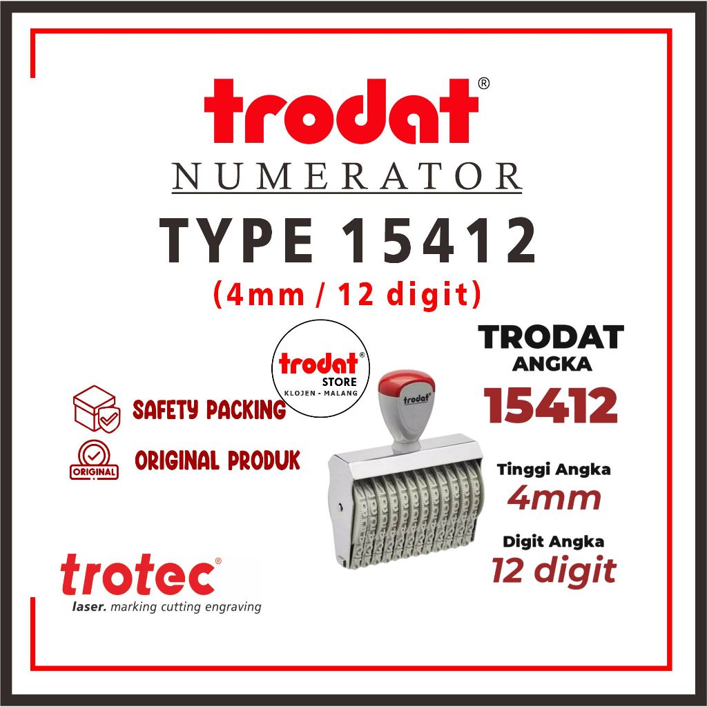 

Stempel Trodat 15412 (4mm 12digit) | STEMPEL TRODAT NUMERATOR (ANGKA DAN SIMBOL BISA DIPUTAR)
