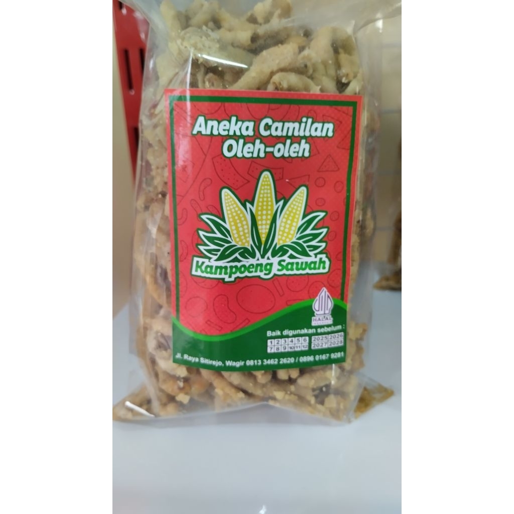 

Keripik usus gurih lezat 250 gram