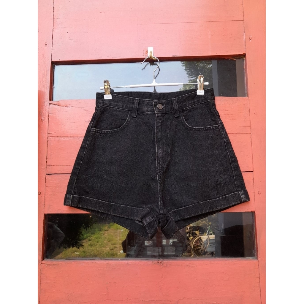 Hotpants Jeans Snowblack, Celana Jeans Snowblack, Hotpants Jeans
