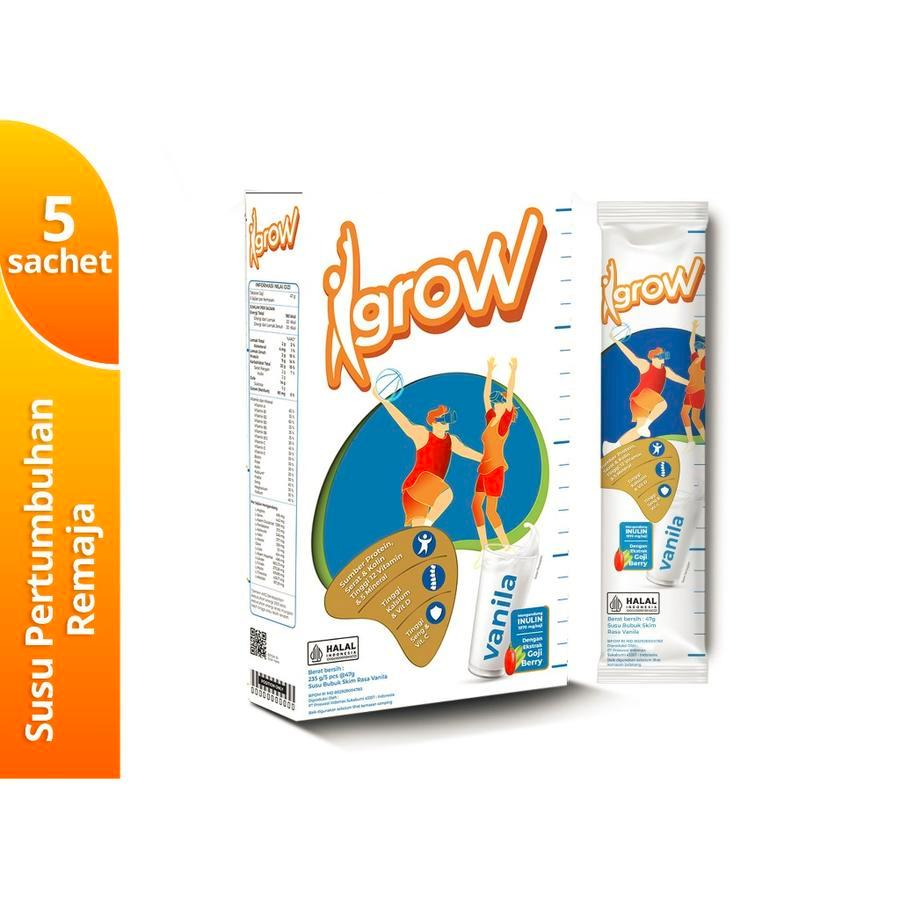 

Igrow Susu Bubuk Tumbuh Kembang Anak Extra Blue Berry Rasa Vanila