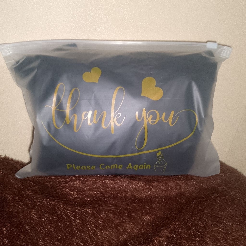 

Zipper Bag Thank you 20x28 Tinta Gold (25pcs)