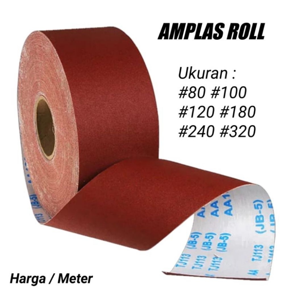 AMPLAS ROLL KAIN / AMPLAS ROLL PER 1 METER SERIES  amplas kain