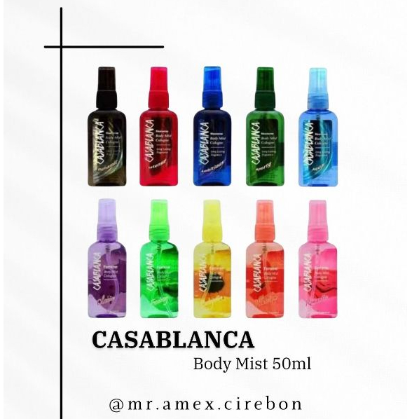 CASABLANCA PARFUM 100 ML & 50 ML / CASABLANCA BODY MIST .