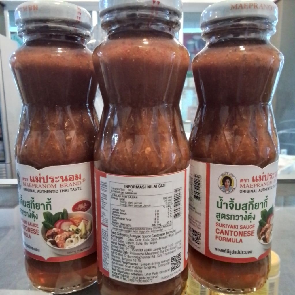 

Maepranom Brand Sukiyaki Sauce Cantonese Original Thai Taste 250gr