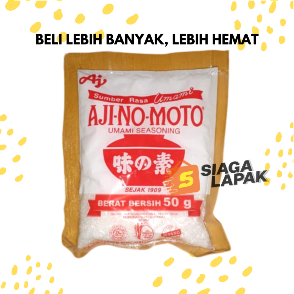 

Micin Ajinomoto 50gr ECERAN MSG Penyedap Rasa [BELI BANYAK LEBIH MURAH]
