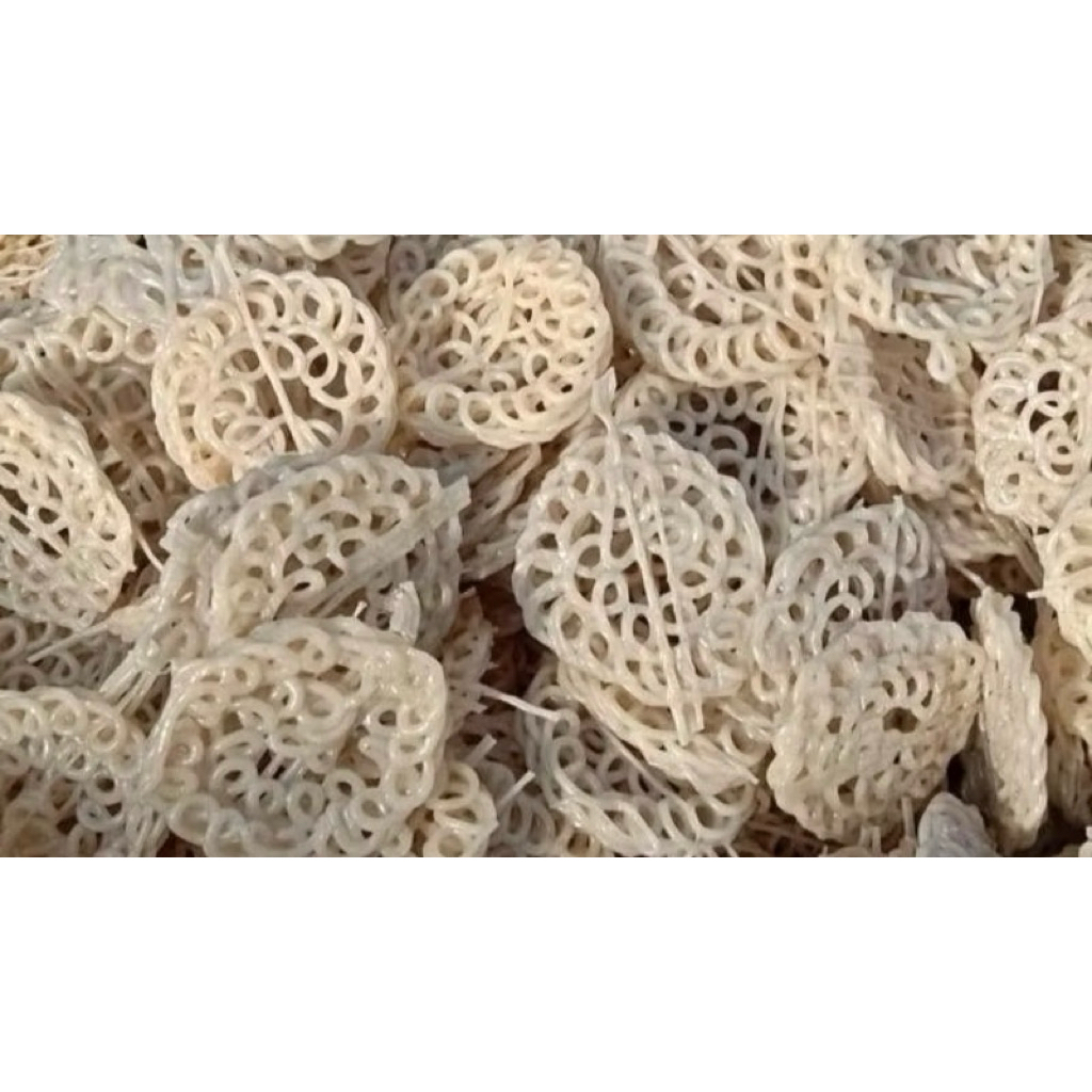 

KERUPUK MAWAR BESAR/JEBLES JUMBO KEMASAN (500gram)