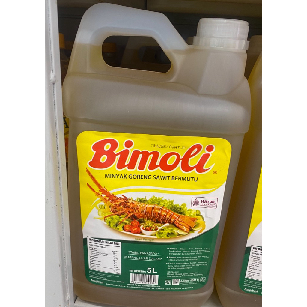 

Minyak goreng Bimoli Jerigen 5 Liter
