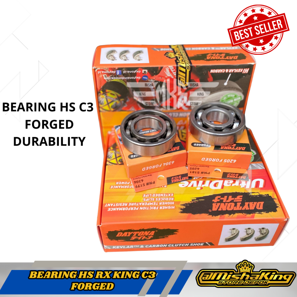 Bearing Kruk As Rx King HS C3 Daytona Forged 6205 6304