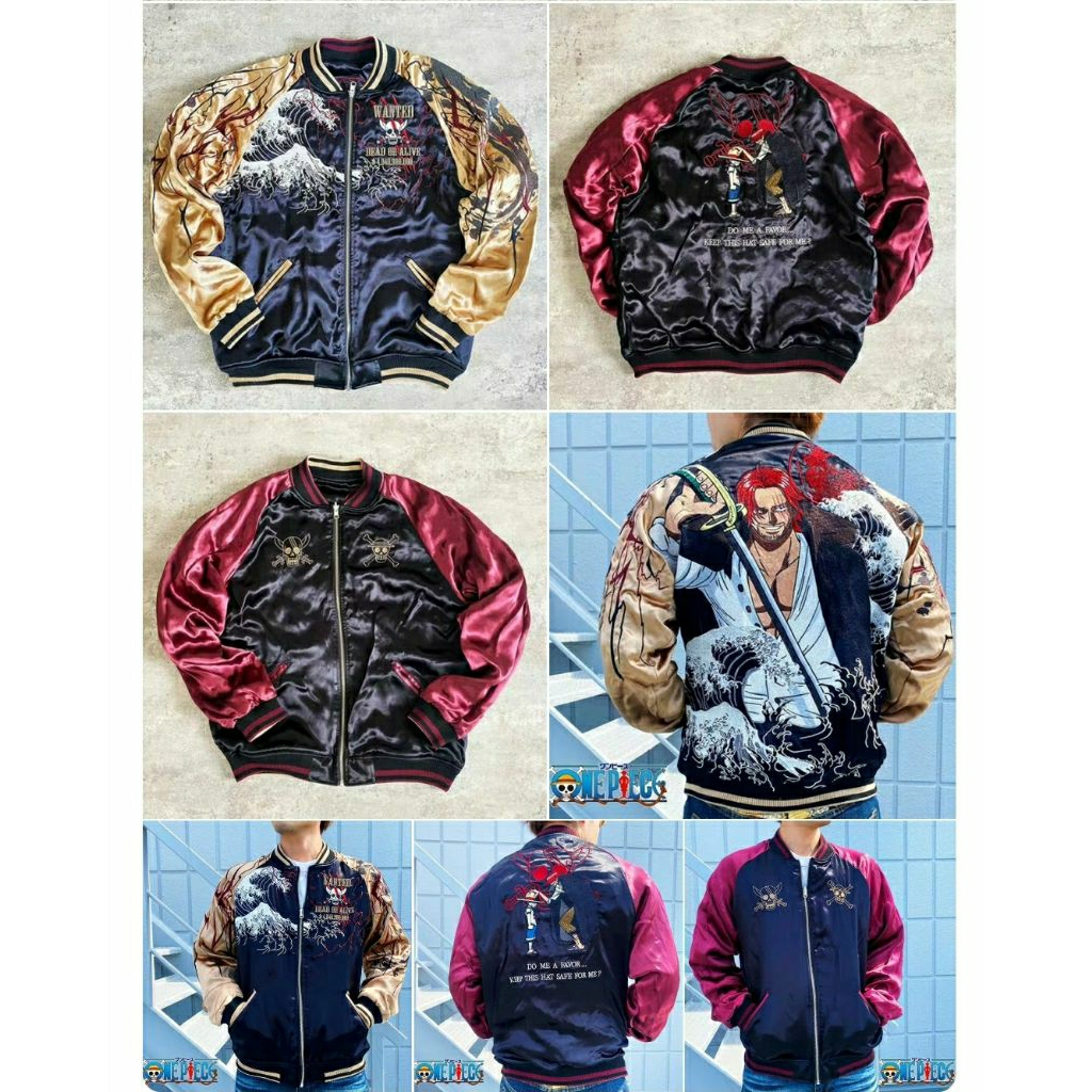 ORIGINAL JACKET SUKAJAN ONEPIECE SHANKS FULL BORDIR