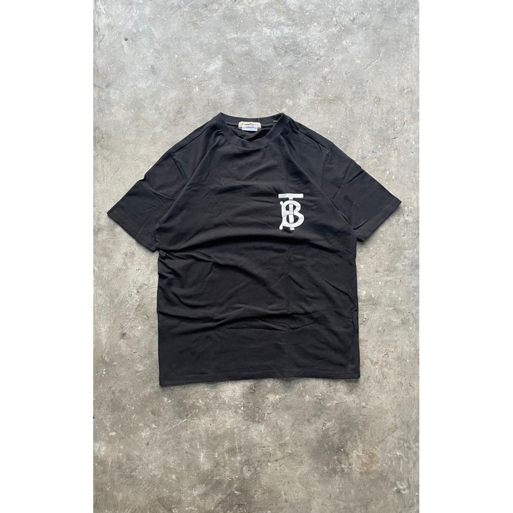 BURBERRY KAOS ORIGINAL HITAM PRIA