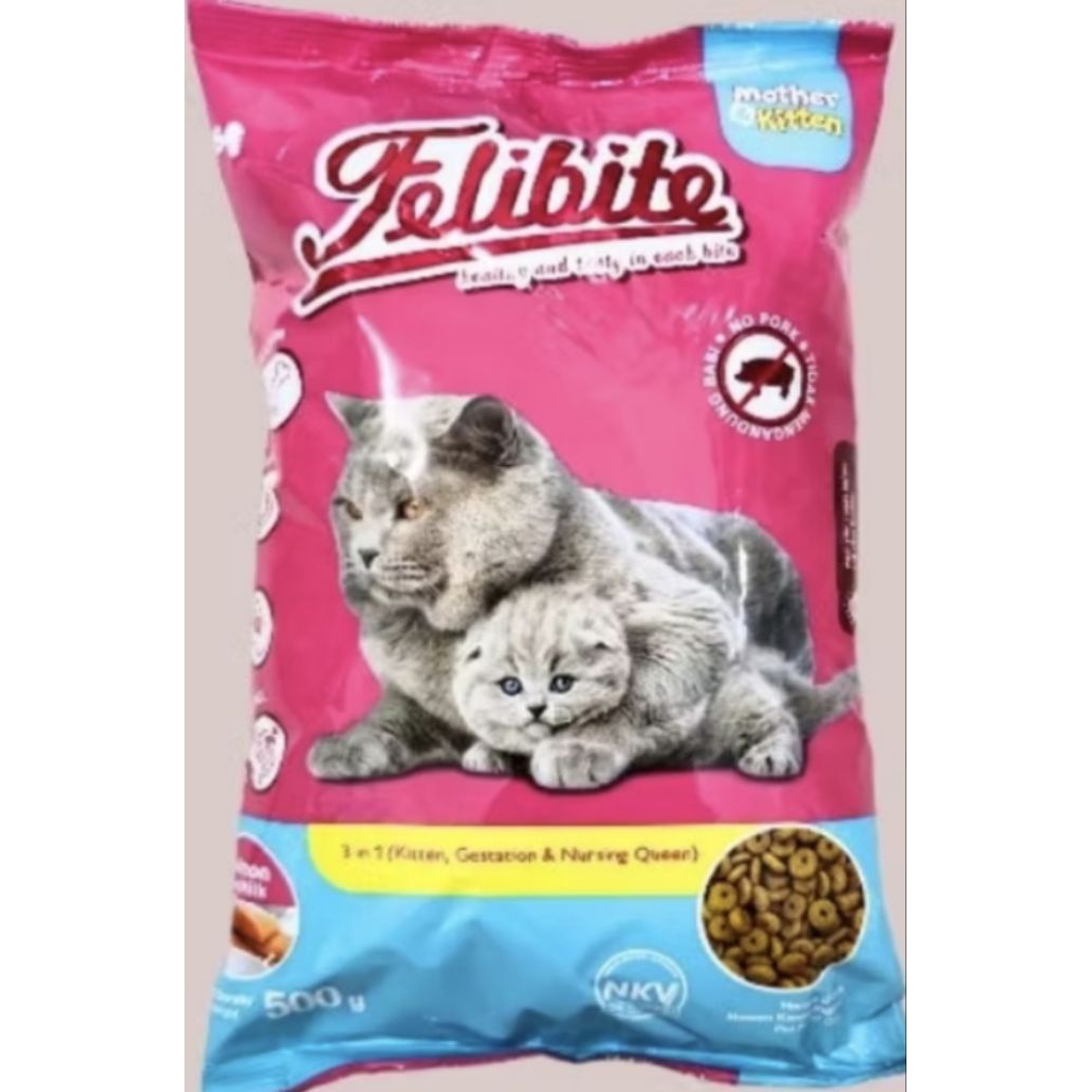 FELIBITE KITTEN DONAT MAKANAN KUCING PAKAN KUCING ANAKAN SALMON