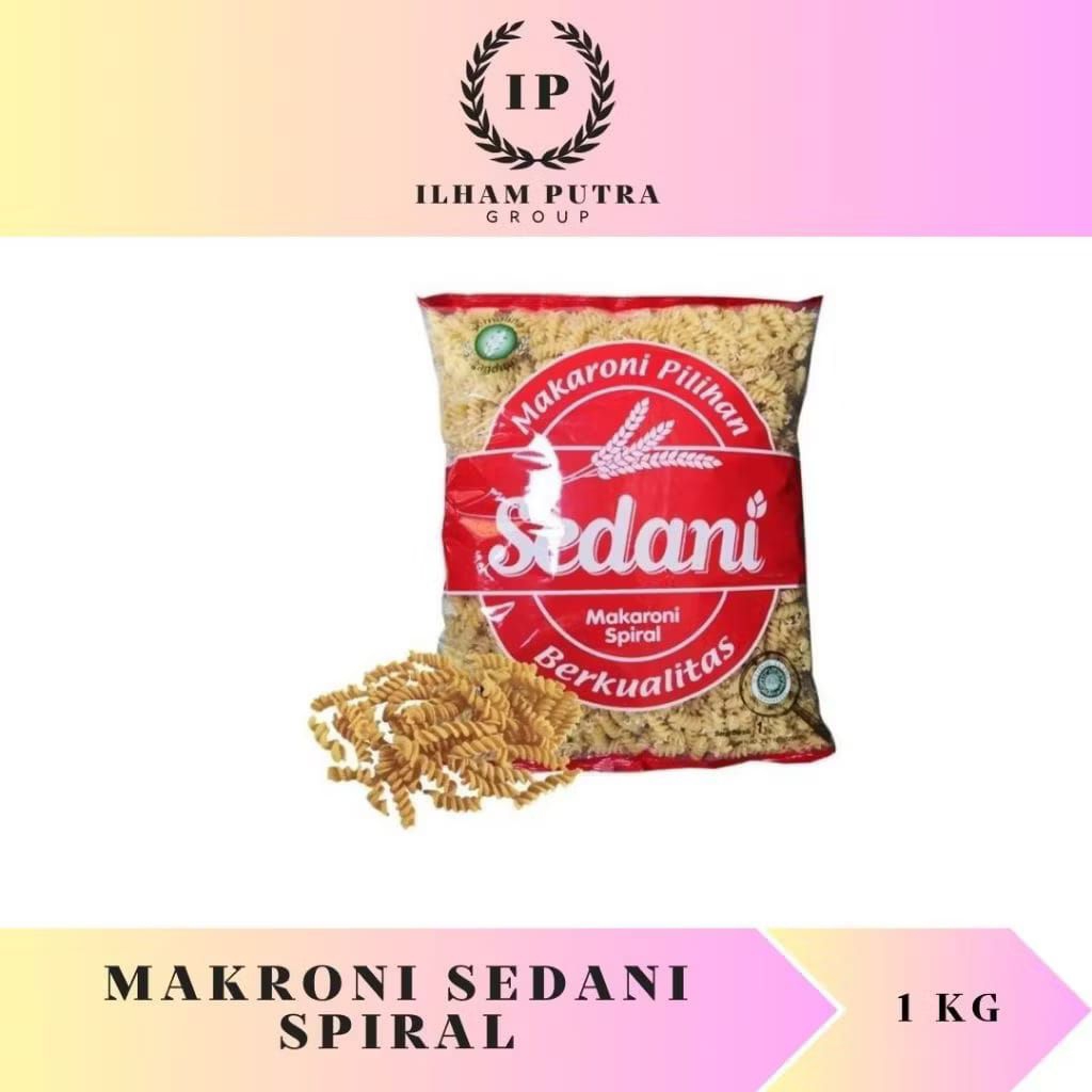 

Makaroni Sedani Spiral kemasan 1kg