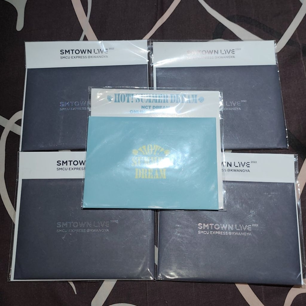 (BACA DESK) - Official Merchandise AR Ticket SM Town SMCU Express Kwangya & Hot Summer Jeno Renjun J