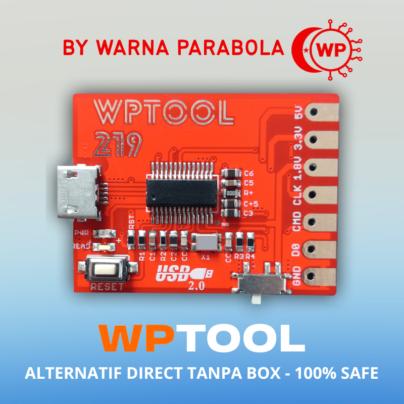 WPTOOL 219 PENGGANTI ETHR / eTHR ISP UNIVERSAL DIRECT EMMC (include software tools, acces suppport g